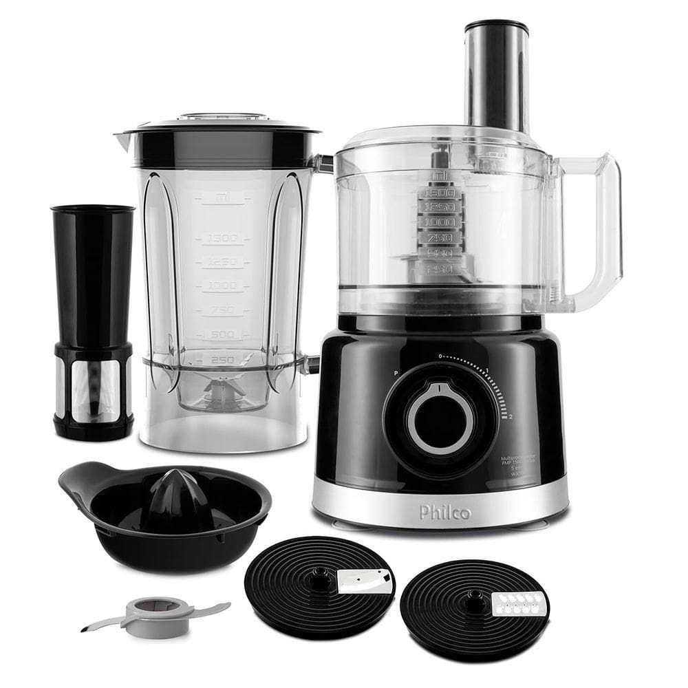 Multiprocessador Philco 5 Em 1 900W 4 Lâminas PMP1500P Turbo 220V