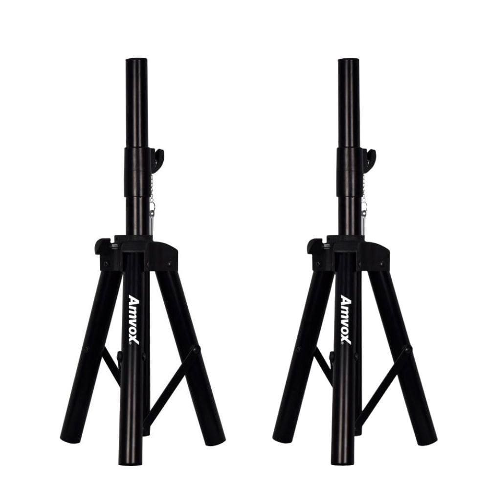 Kit 2 Suporte Pedestal Tripé Para Caixa De Som Altura Ajustável