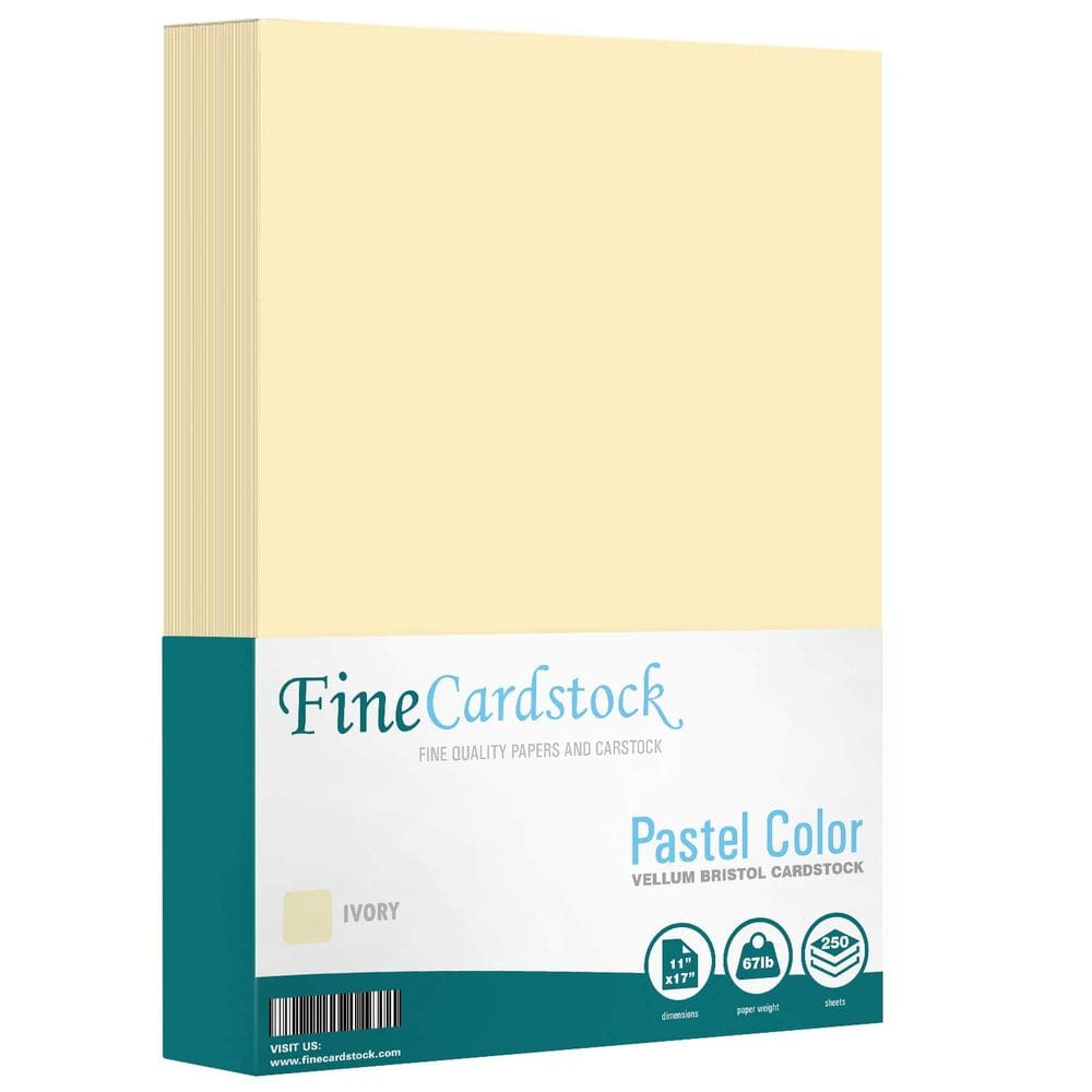 Papel de cartolina S Superfine Printing 67 Vellum Bristol 250 folhas