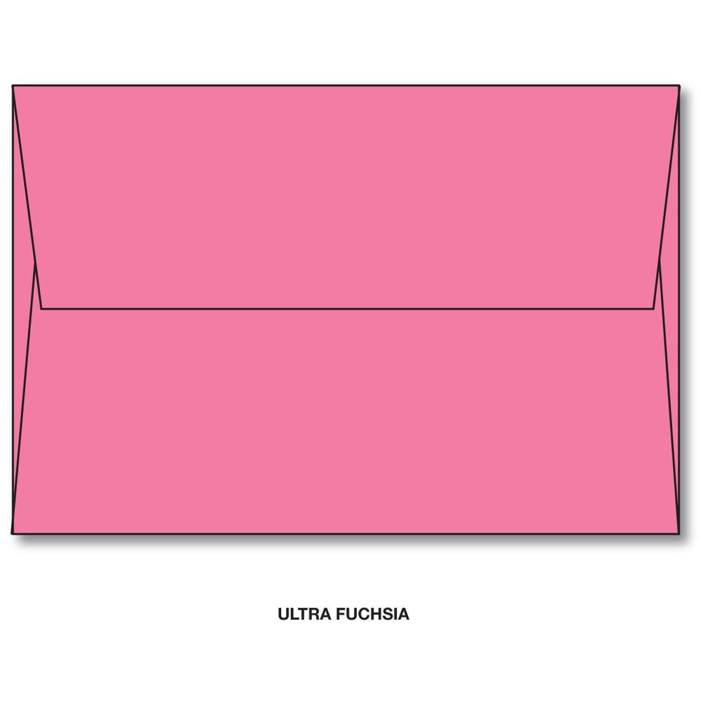 Cartão comemorativo Envelopes Brite Hue A7 250 Hot Pink/Fuschia