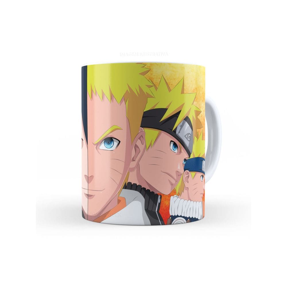Caneca de Ceramica Anime Personagens 325 Ml