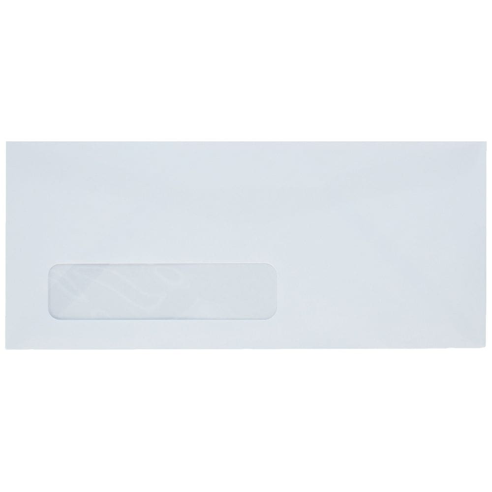 #10 Envelopes brancos para janela esquerda - 4,12 x 9,5 polegadas - 100 unidades