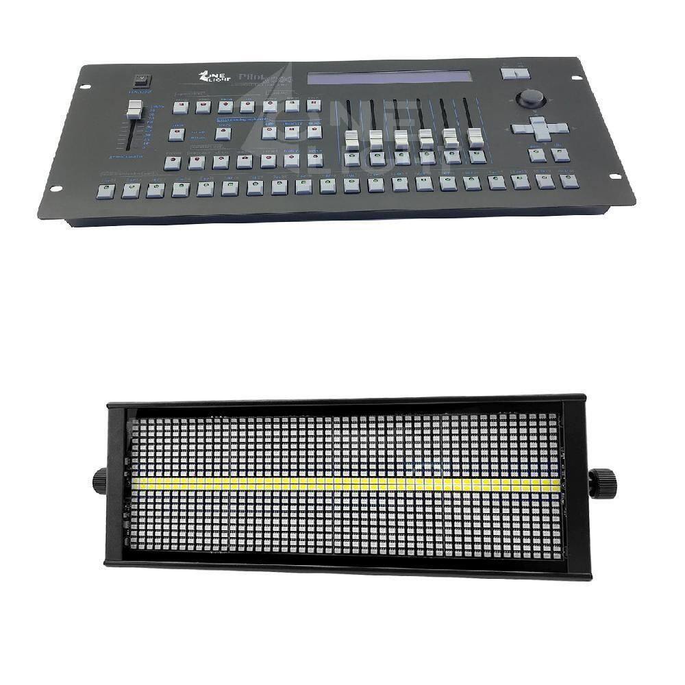 Kit 2 Strobo De Led Rgb+W 1000W + Mesa Dmx Pilot