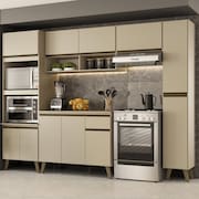 Armário de Cozinha Completa Atlanta Plus Amêndoa