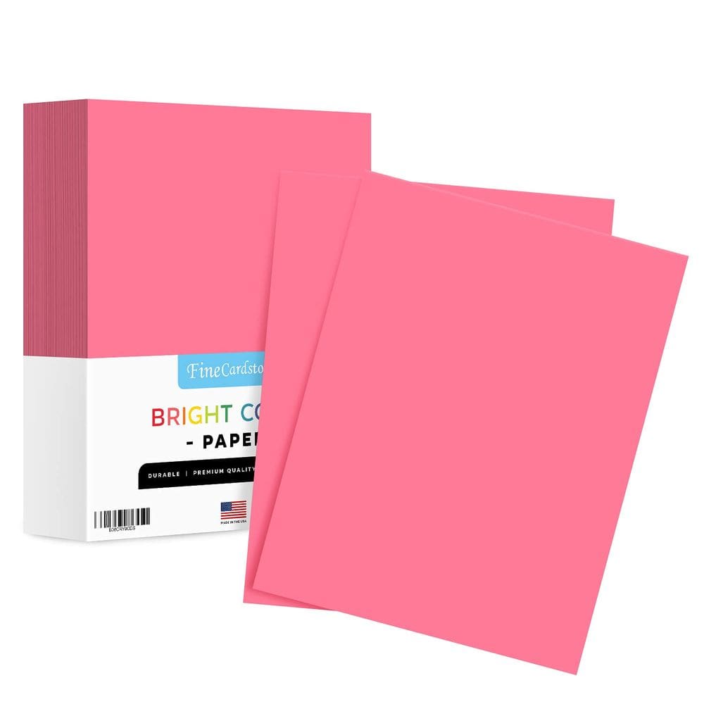 Papel colorido S Impressão superfina rosa claro 8,5x11 90gsm