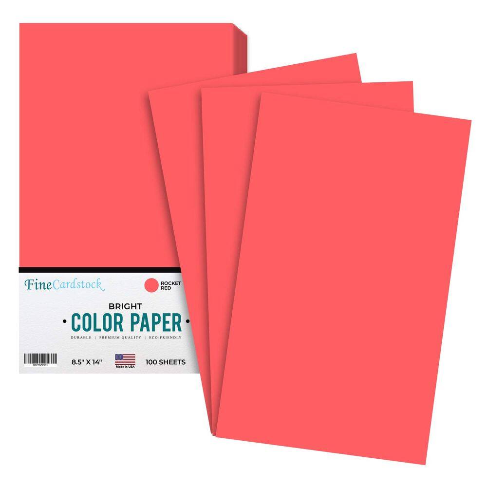 Papel colorido S Impressão superfina Rocket Red A4 100 folhas