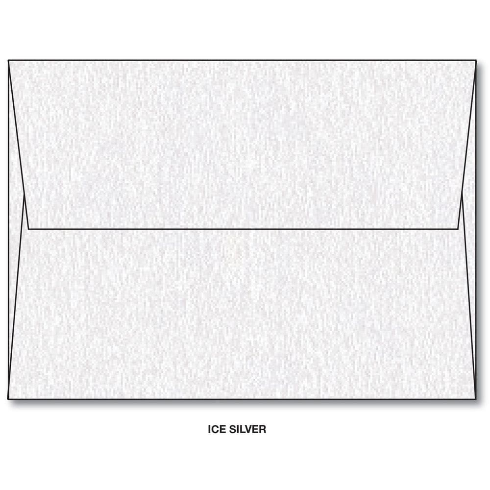 Envelopes em metal `Ice Silver` A7 100 118 g
