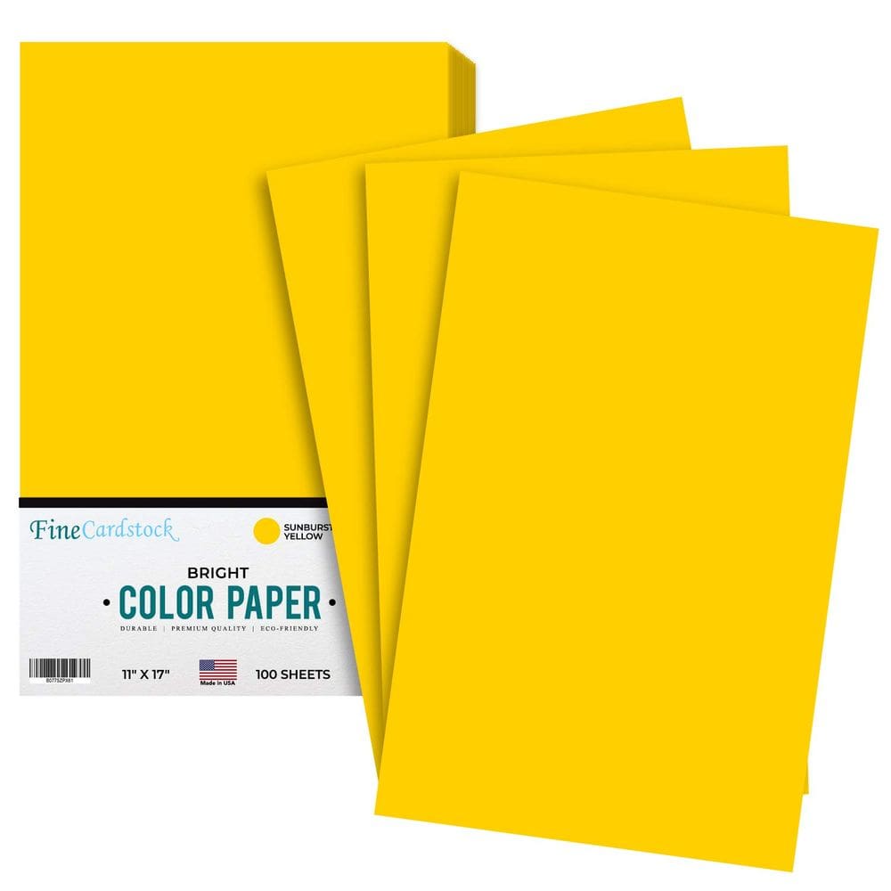 Papel colorido S: impressão superfina de 11 x 17 polegadas (100 folhas)