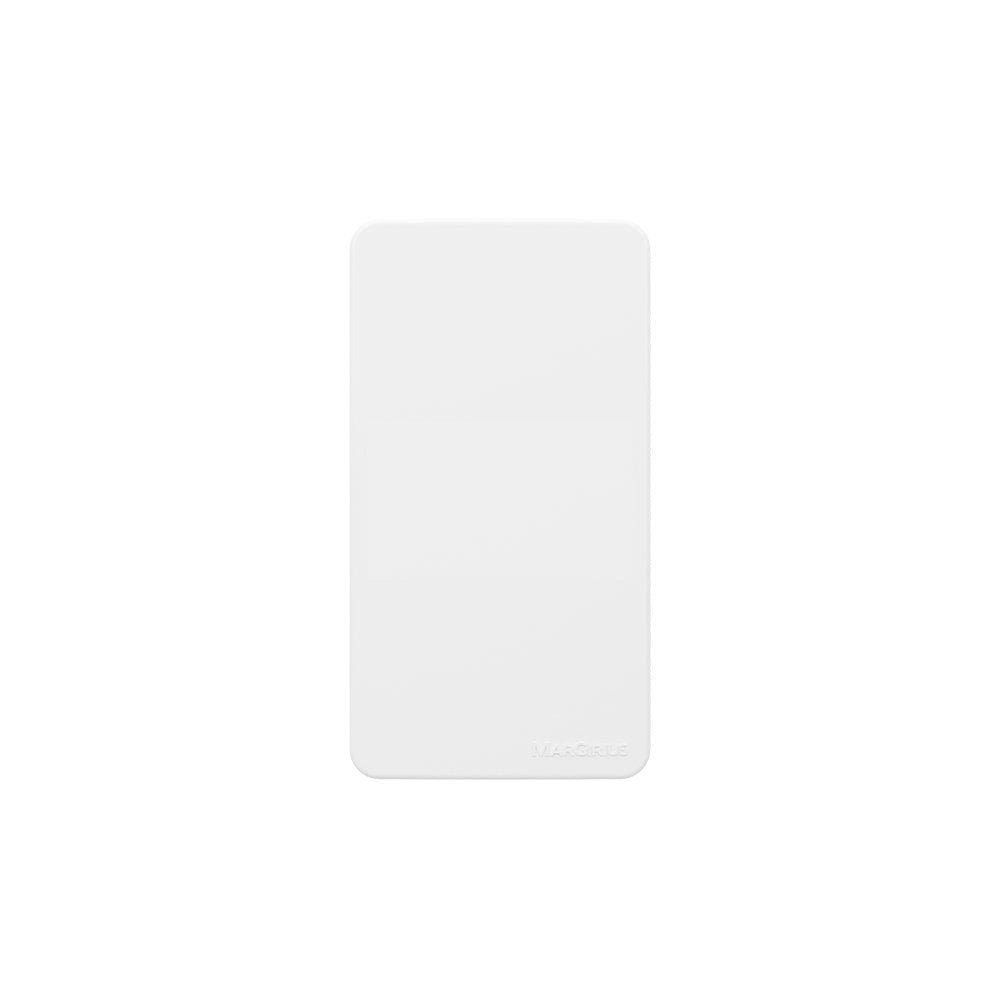Placa Cega para Condulete com Suporte MarGirius Sleek Caixa 3/4&quot; Branca