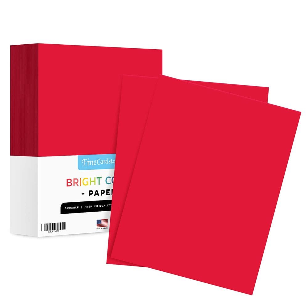 Papel colorido S Impressão superfina 8,5 x 11 polegadas - 1 resma