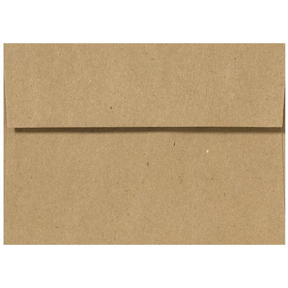 Envelopeson 50 envelopes Kraft A7 13,97 x 18,41 cm com aba quadrada