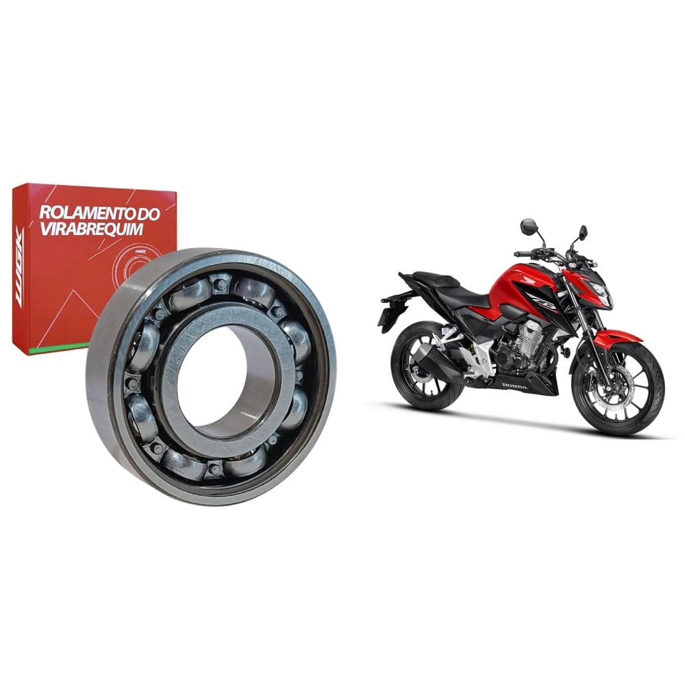 Rolamento Virabrequim CB250F 2021 2022 Cb300f Twister WGK