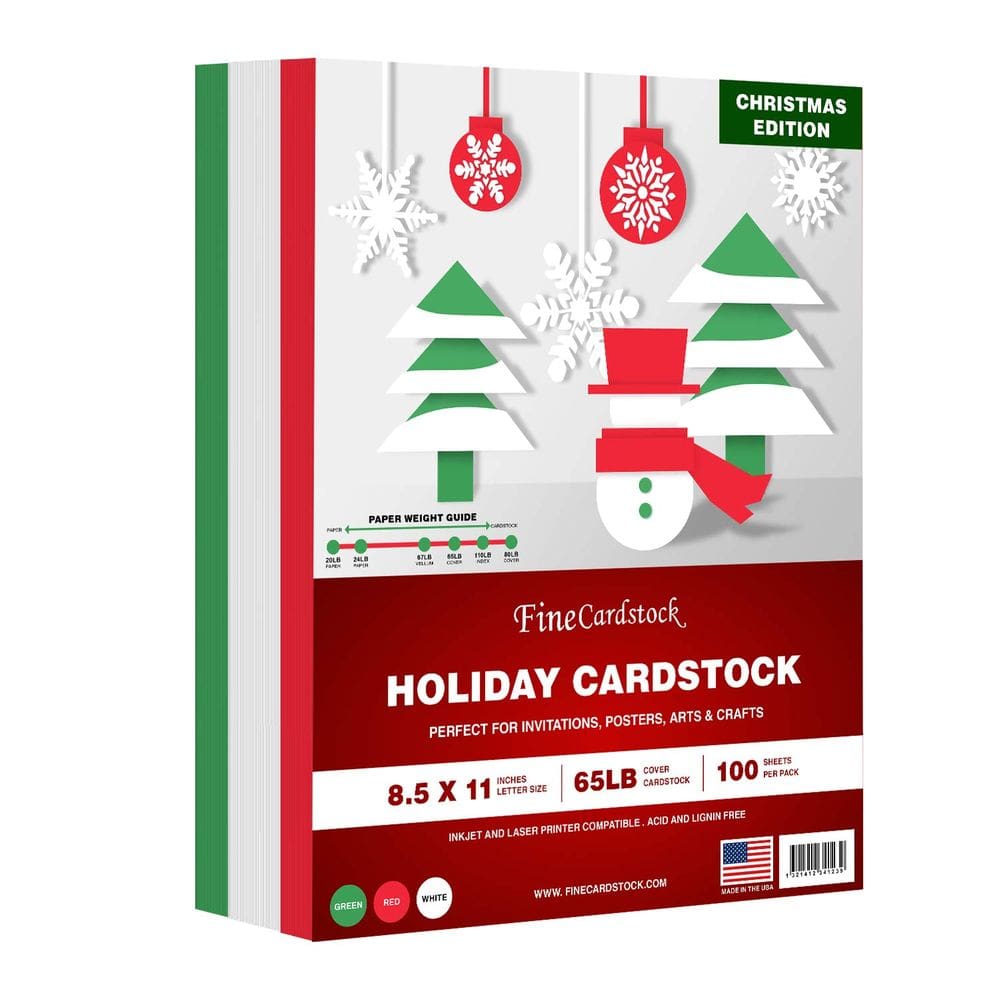 Papel de cartão S: impressão superfina, Natal, Natal, 100 folhas