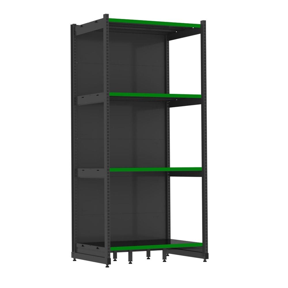 Rack Parede 202 Fit 60 Inicial Preto 90x60 Pe Verde