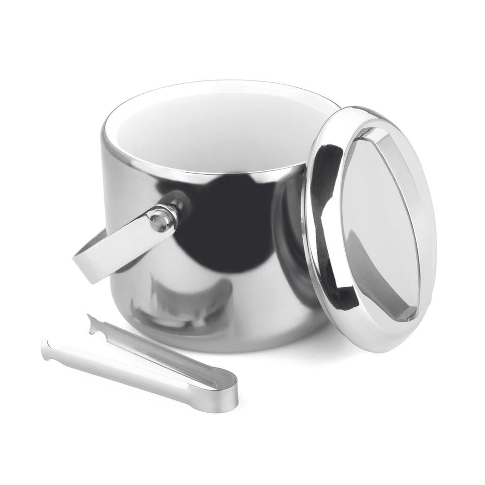 Balde De Gelo Térmico 1L Inox Com Tampa e Pinça Bar Forma