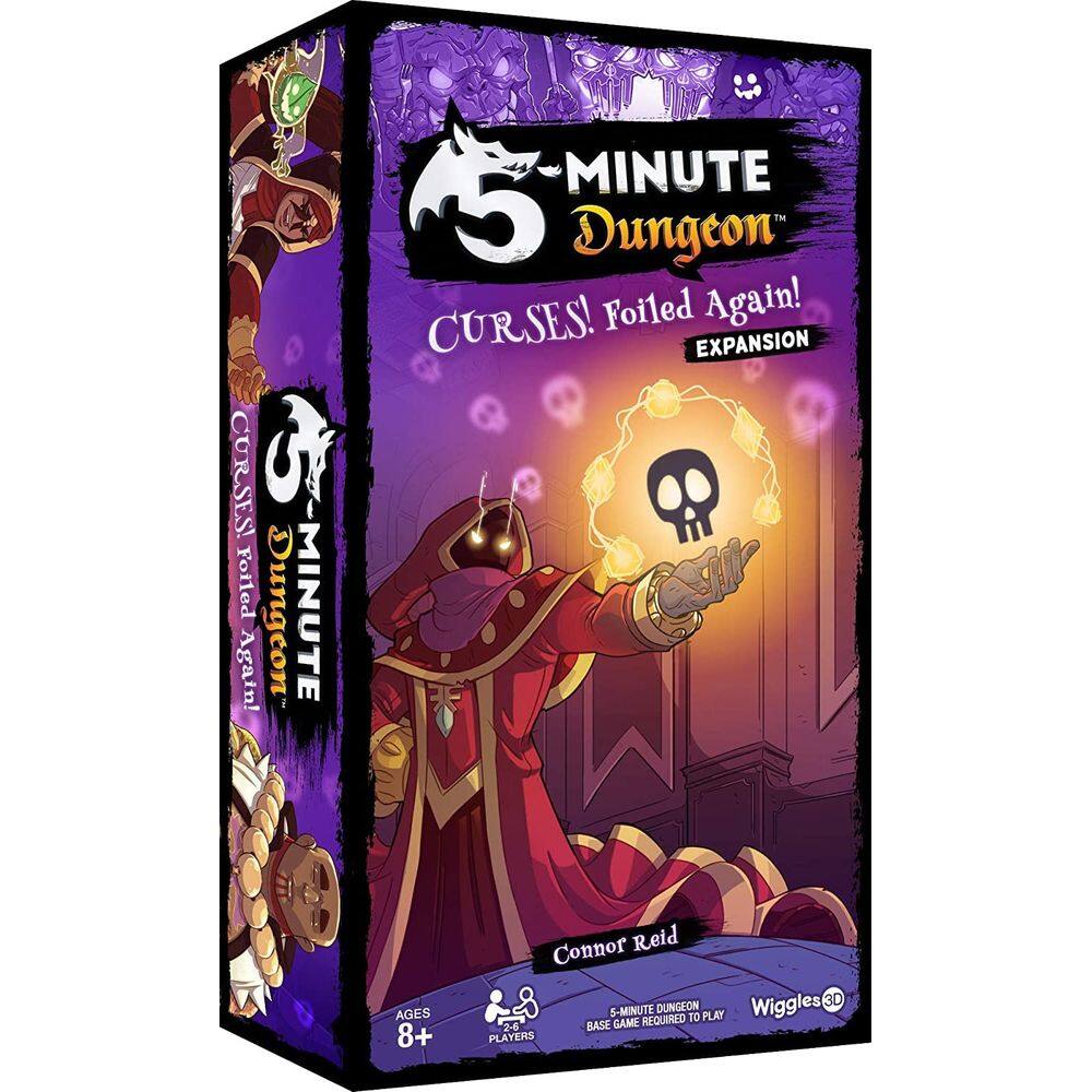 Expansion Wiggles 3D Dungeon Curses de 5 minutos! Frustrado novamente!