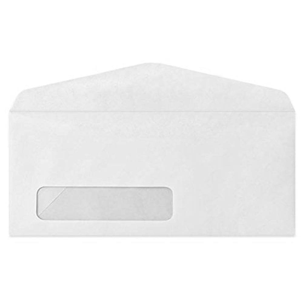Envelope S, impressão superfina, janela esquerda gomada, branca #10