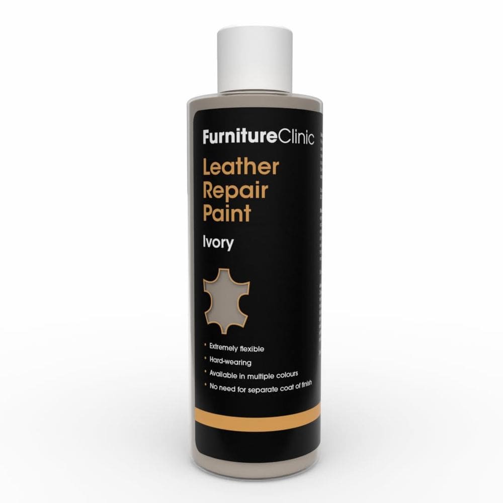 Clínica de móveis de pintura para reparo de couro 250 ml 2 em 1 Ivory