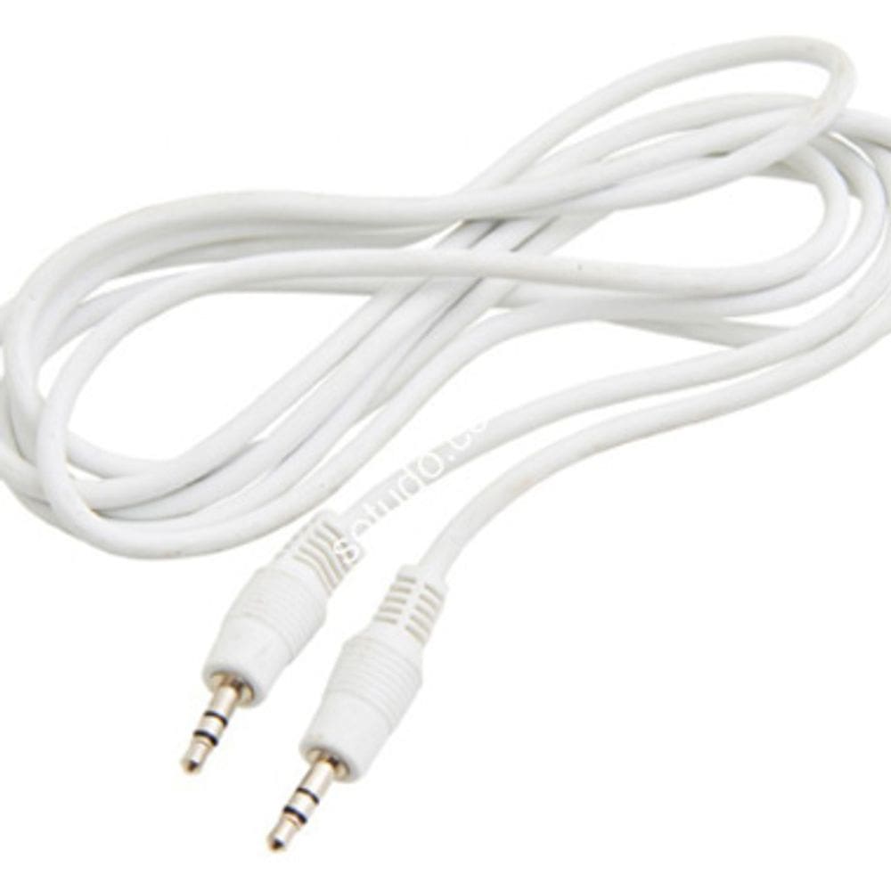 Cabo P2 M + P2 M Estereo 1.80Mt Branco 018-1112-Performance