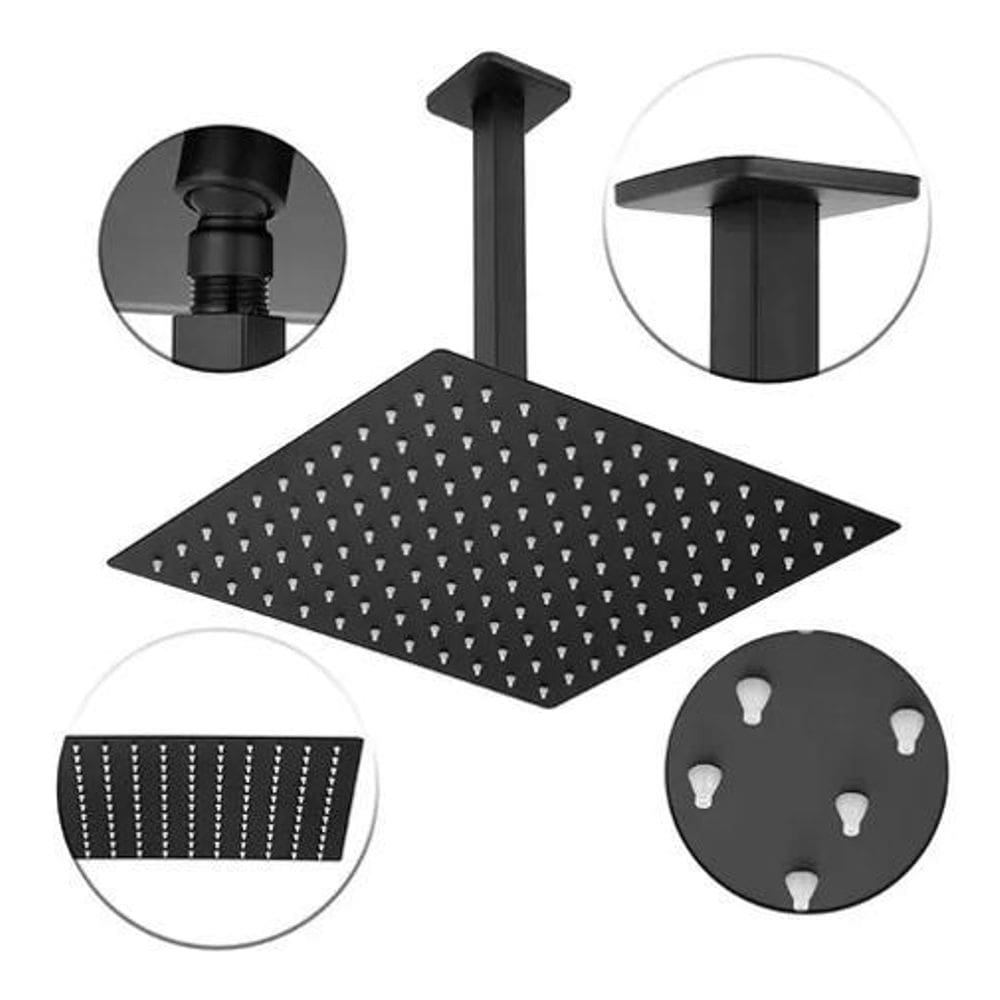 Ducha Chuveiro De Teto Preto 2020 Slim