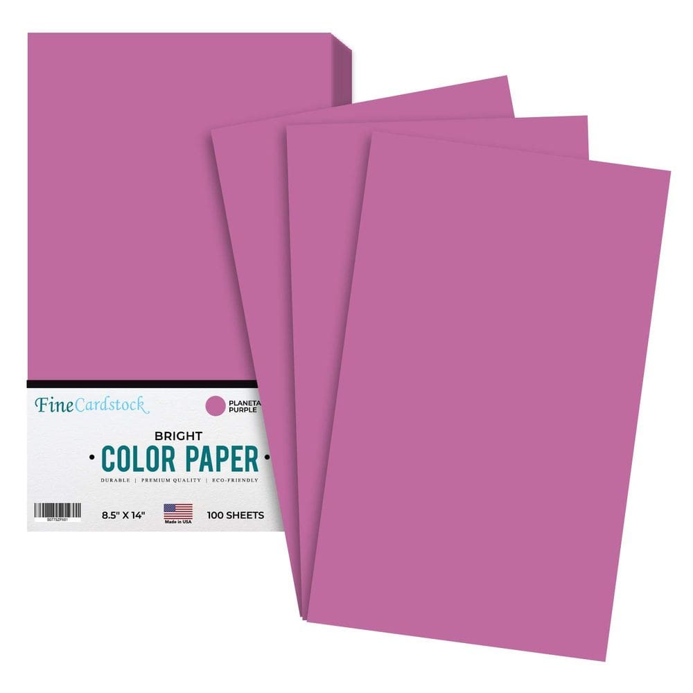Papel colorido, impressão superfina, roxo planetário, A4, 100 folhas