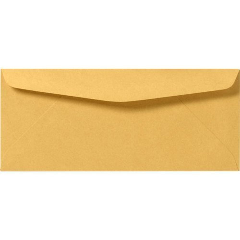 Envelopes Envelopes On #10 Kraft 100, pacote de 9,5 x 4,125 polegadas