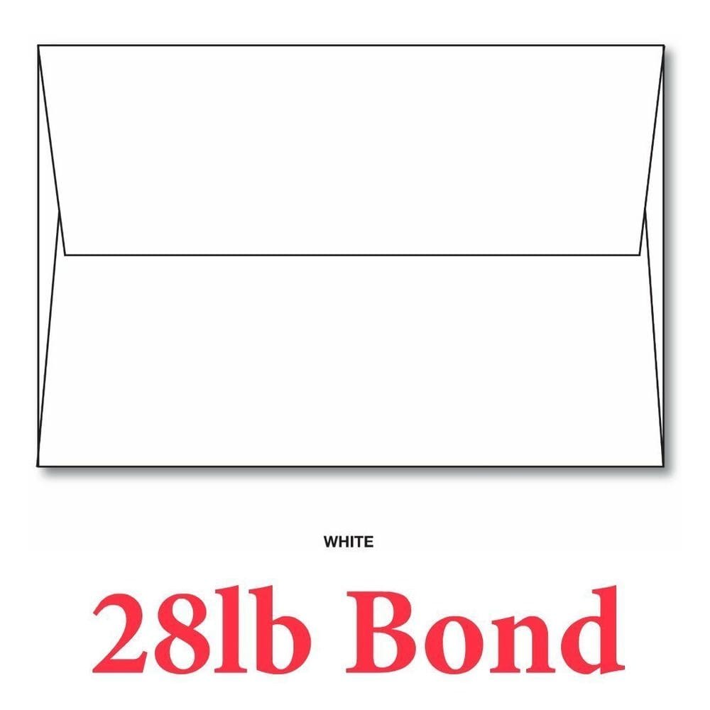 Envelopes, impressão superfina, branco, pacote A6, 100