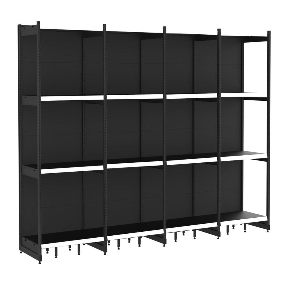 Rack Parede 202 Fit 60 Ate 4 Metros Preto 16 Bandeja Pe Bran