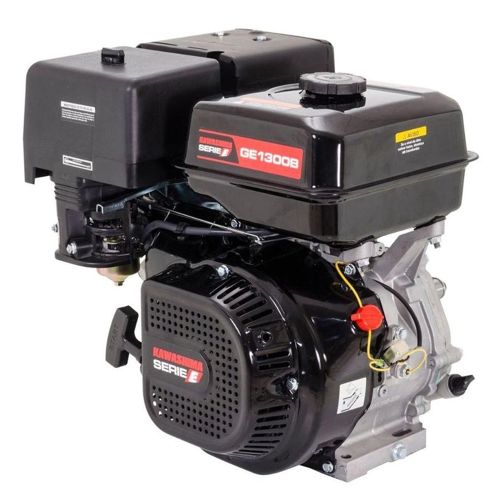 Motor Estacionário Profissional Kawashima Ge1300b á Gasolina Com Motor 4 Tempos 13hp