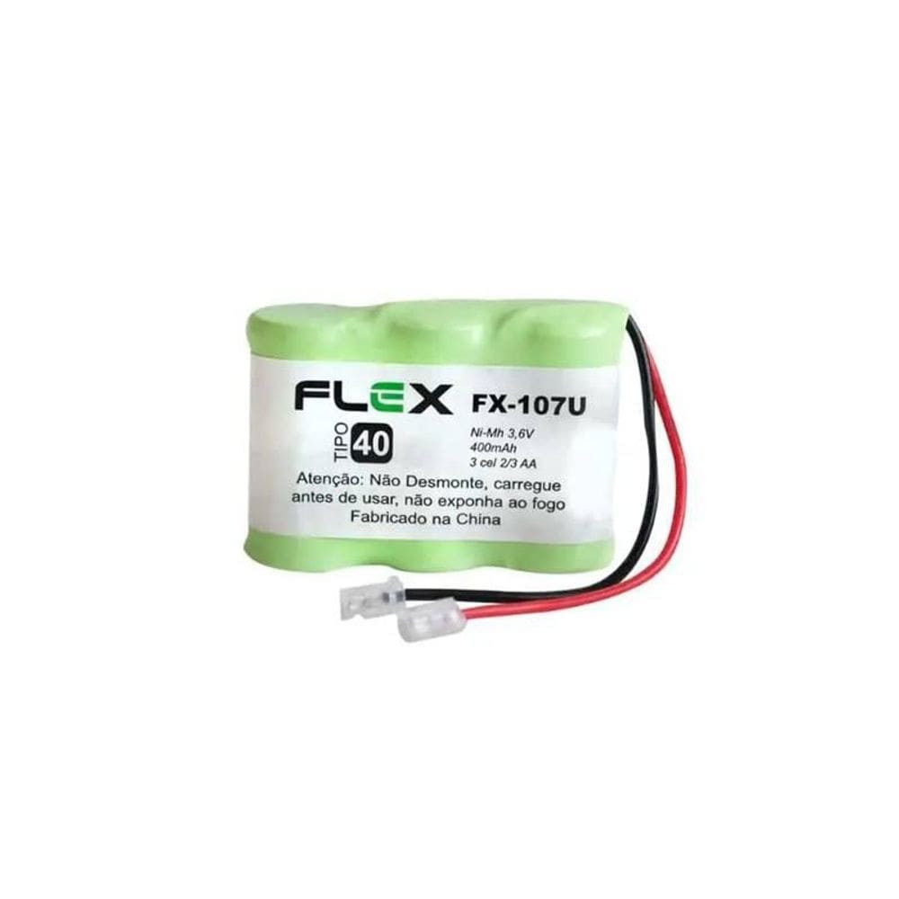 Bateria P/ Telefone Sem Fio ”flex” Fx-107u 3.6v 400mah [F108]