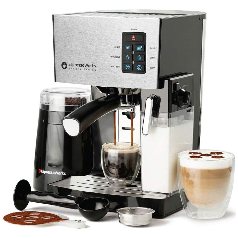 Cafeteira Elétrica Expresso Reservatório 1.4 L 19 Bar de Pressão, 1250W, 110v, ESPRESSOWORKS, Azul