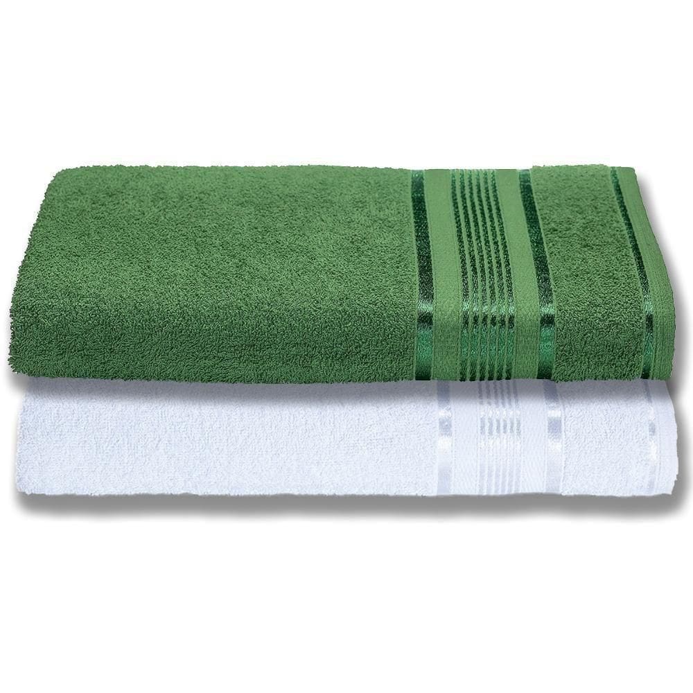 2 Toalhas Super Gigante Grossa Abraça O Corpão 80x180 Egito Br+vd