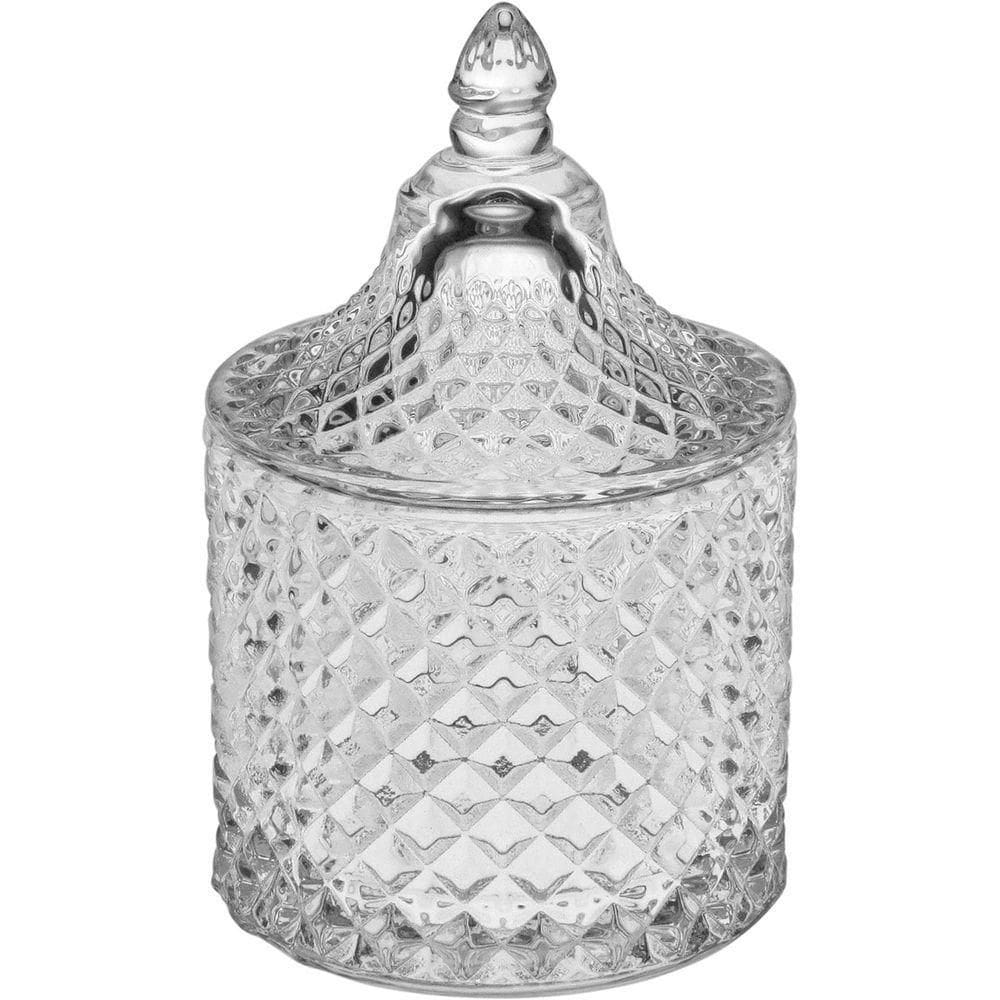 Potiche 10X6X6Cm Vidro Transp