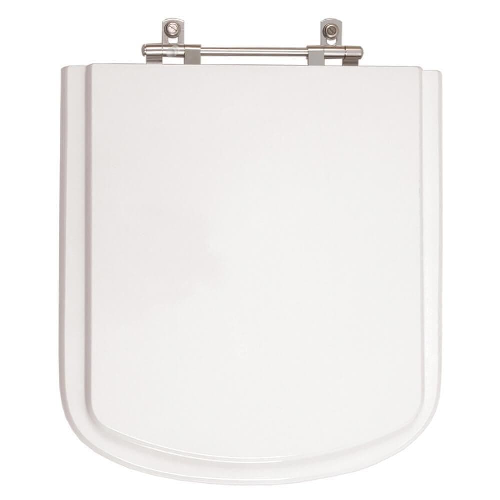 Tampa de Vaso Poliéster Dumas Branco para Bacia Eternit 6lpf