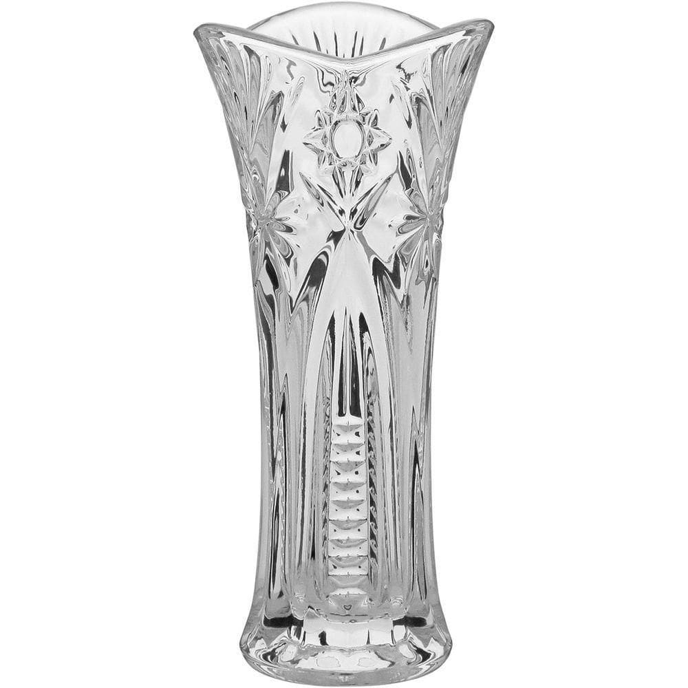 Vaso 18X8X8Cm Vidro Transp