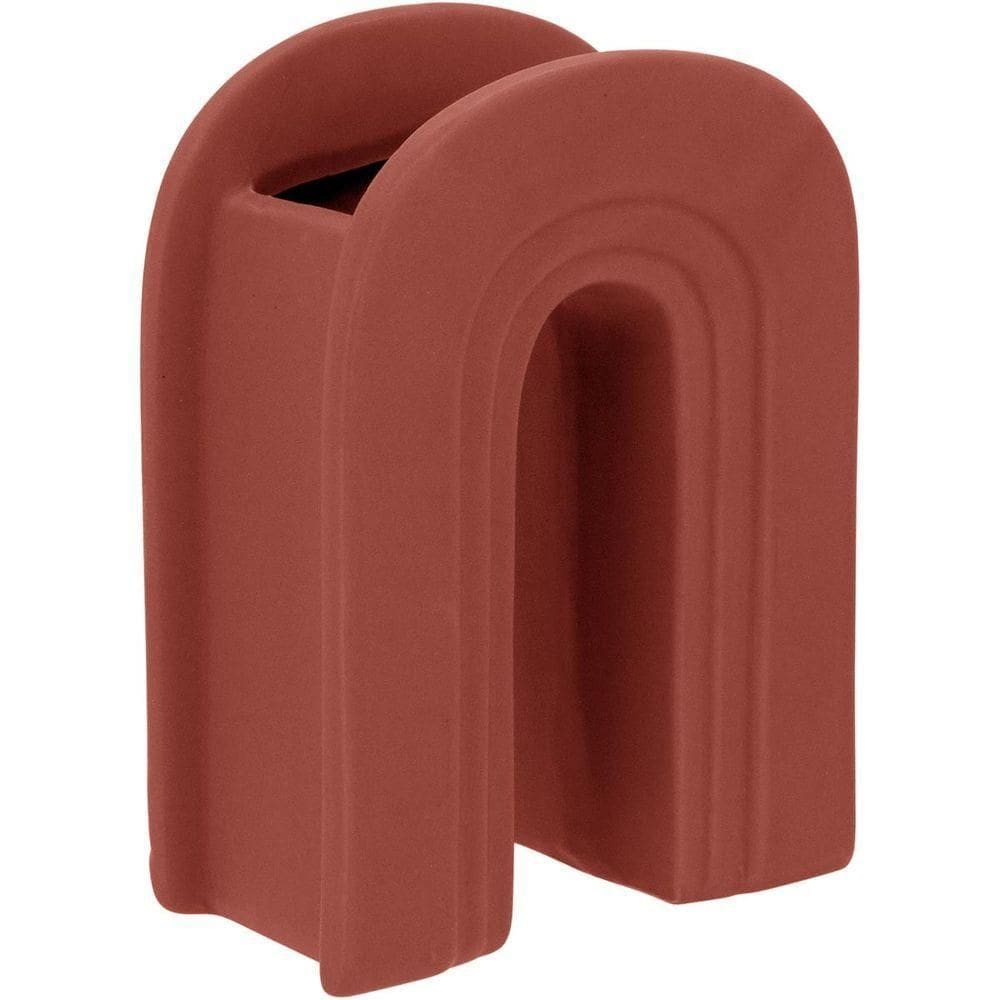 Opala Vaso 18X14X7Cm Cerâmica Coral