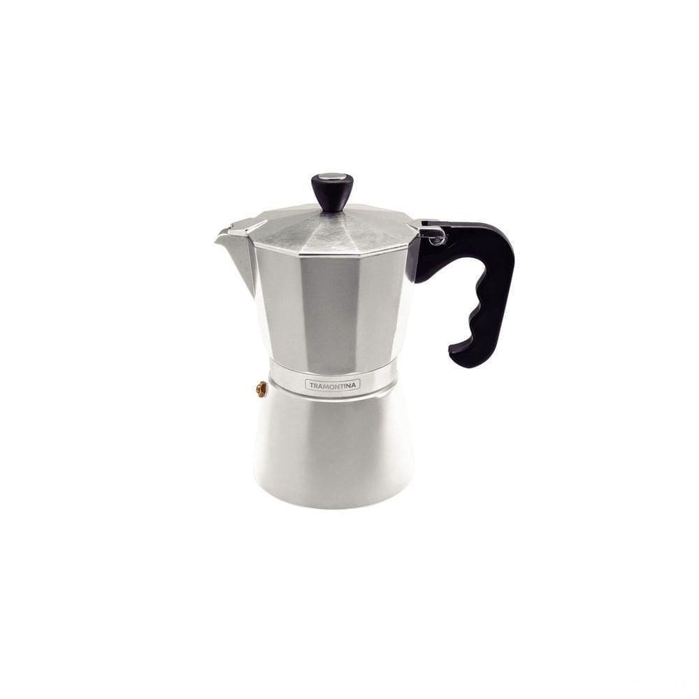 Cafeteira Expresso Italiana Tramontina Em Alumínio Com Cabo Em Nylon 320 Ml Tramontina