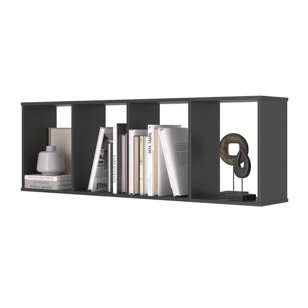 Kit De 4 Nichos Virgina Preto Onix