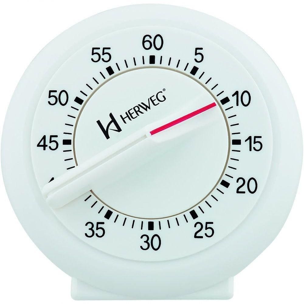 Timer Cronômetro Temporizador Com Alarme Forte De Corda 3203 Branco