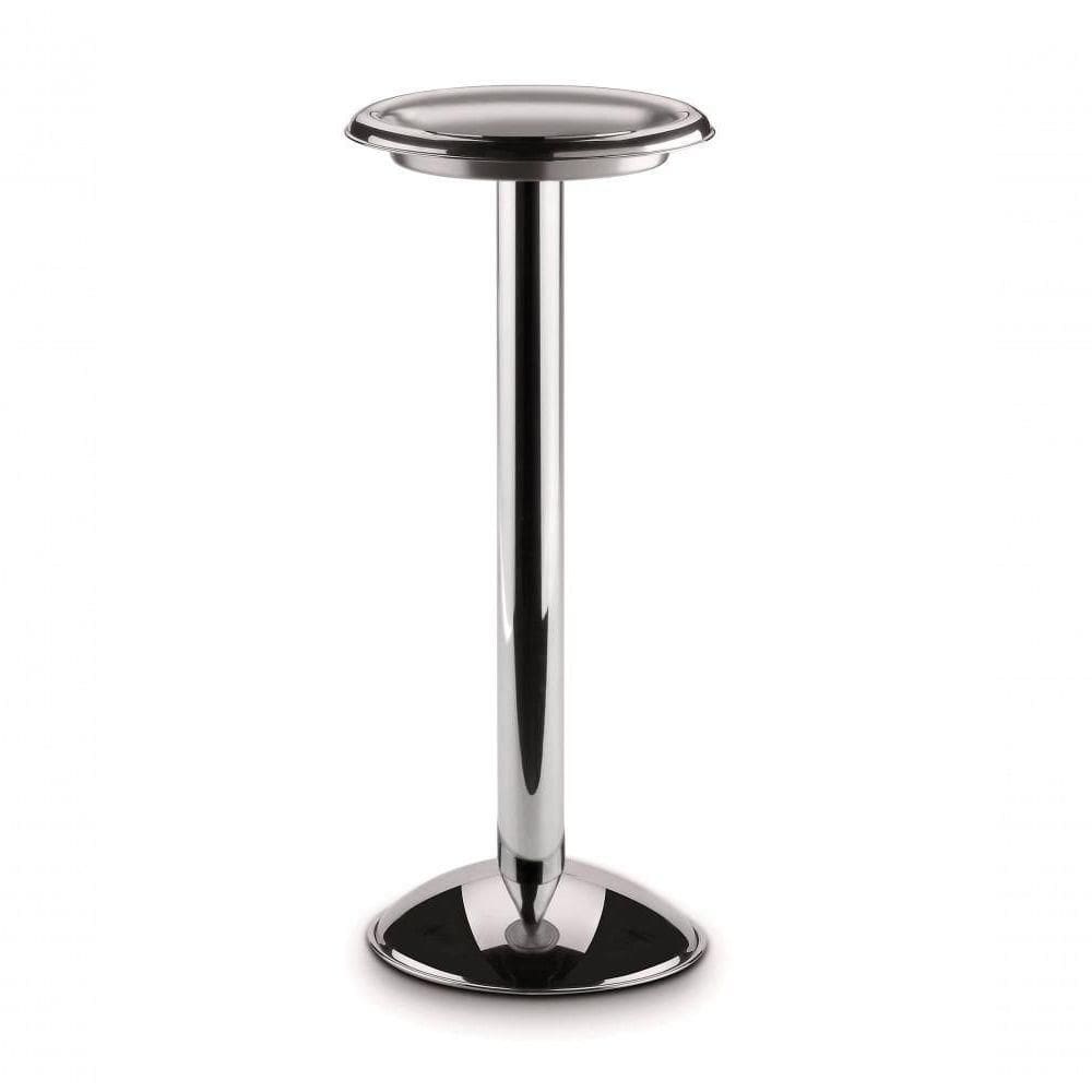 Pedestal Para Champanheira Balde De Gelo Aço Inox 65cm Festa Evento Bar Casa Cozinha