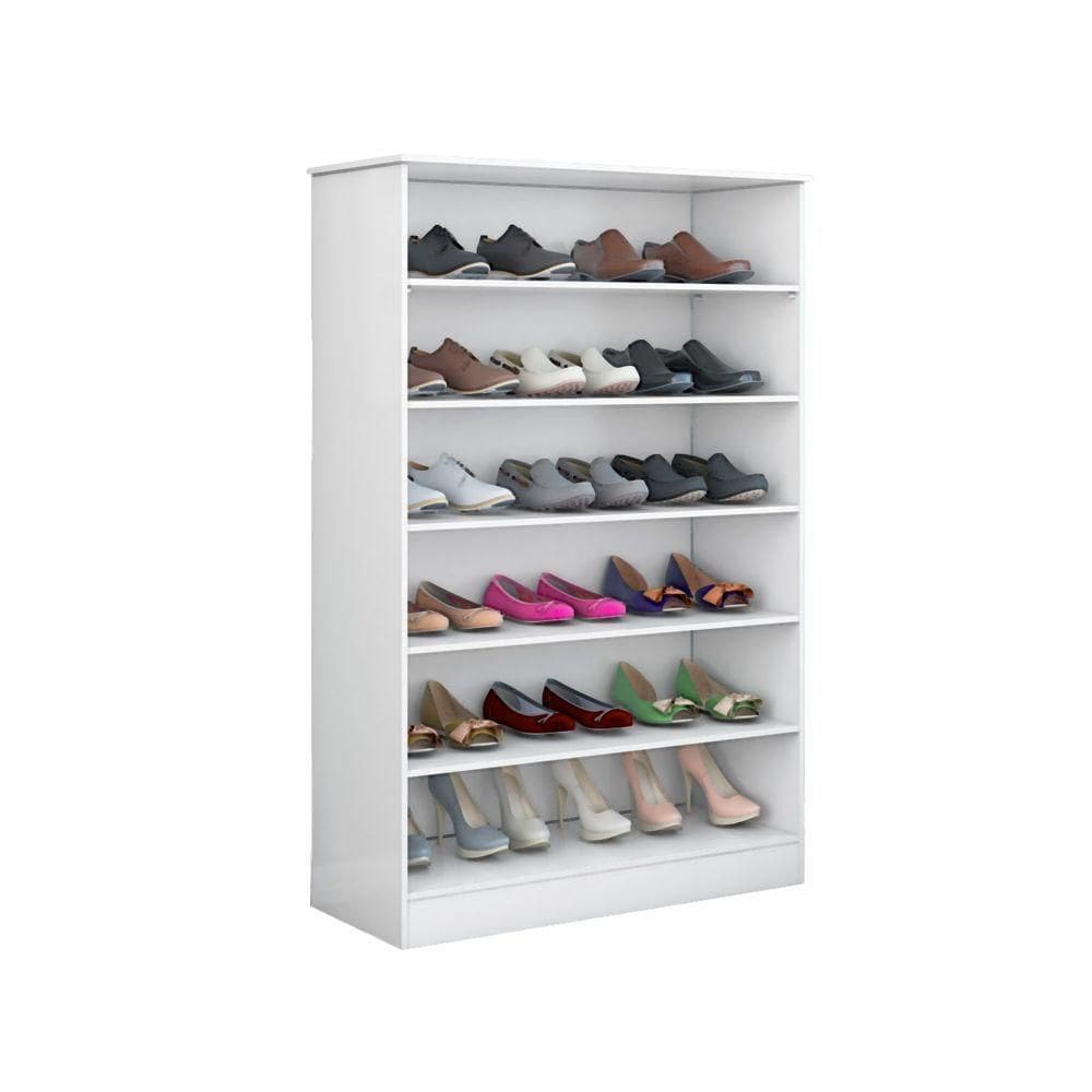 Sapateira Com 6 Prateleiras Bella Cor Branco Phoenix Baby