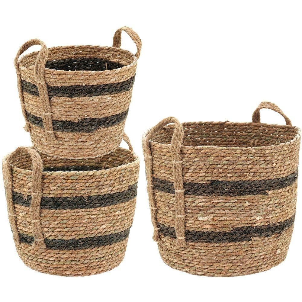 Buana Cesta Fibra Natural 3Pç