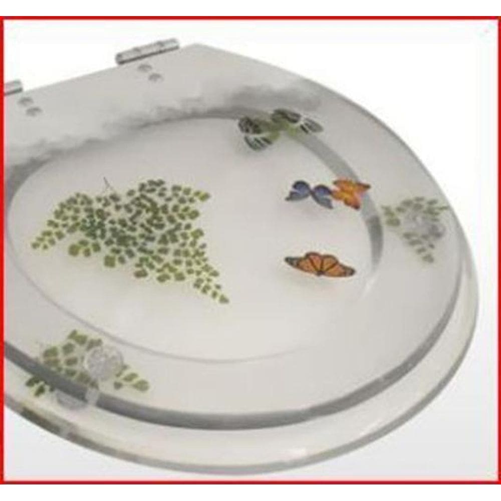 Assento Poliéster Oval Avenca Tampa Para Vaso Universal
