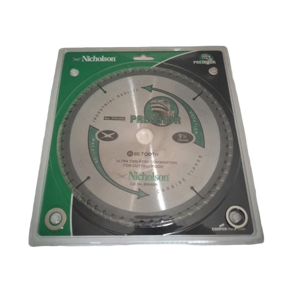 Serra Circular Widea Madeira 235Mm 9 1/4 60 Dentes Nicholson