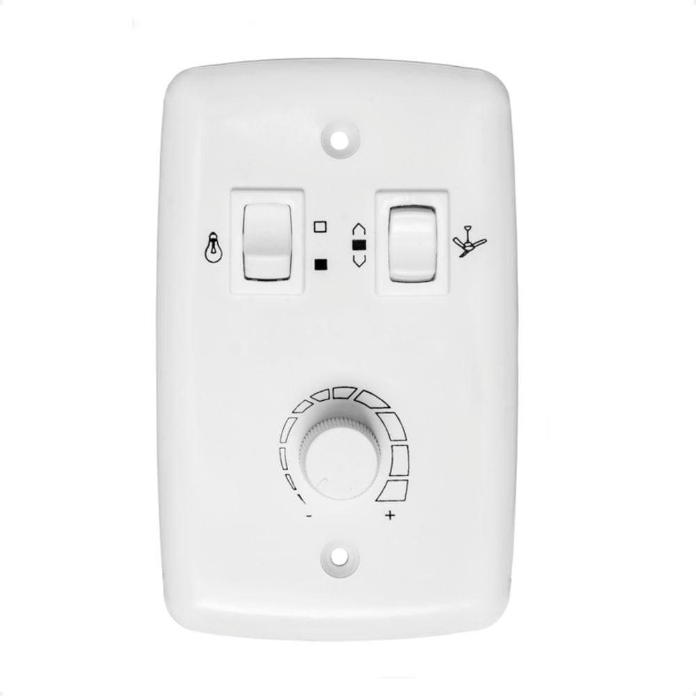 Chave Rotativa Para Ventilador De Teto 4x2 Com Interruptor Bivolt