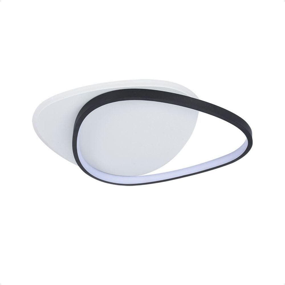 Plafon Taschibra Moderno Outline Led 32w Luz Quente 3000k Bivolt