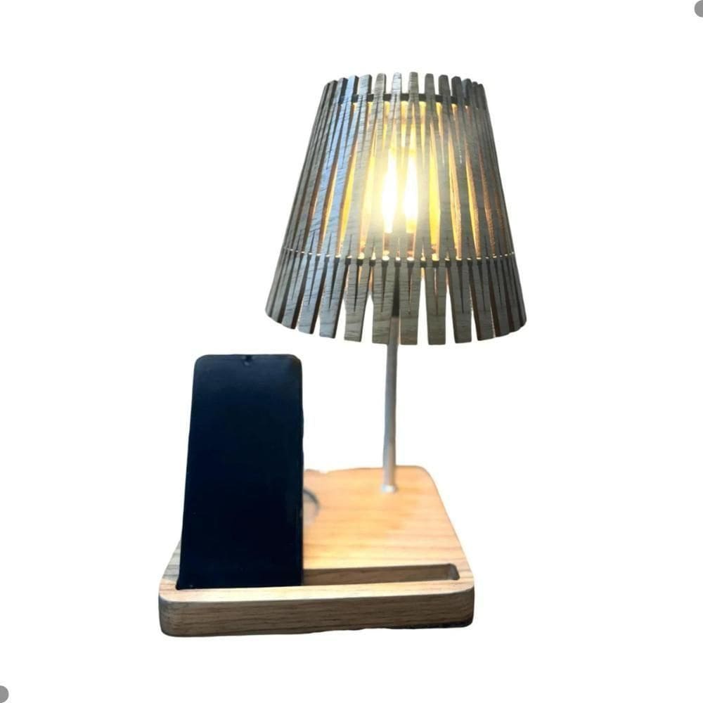 Luminária Laminado De Mesa Barcelona Freijo