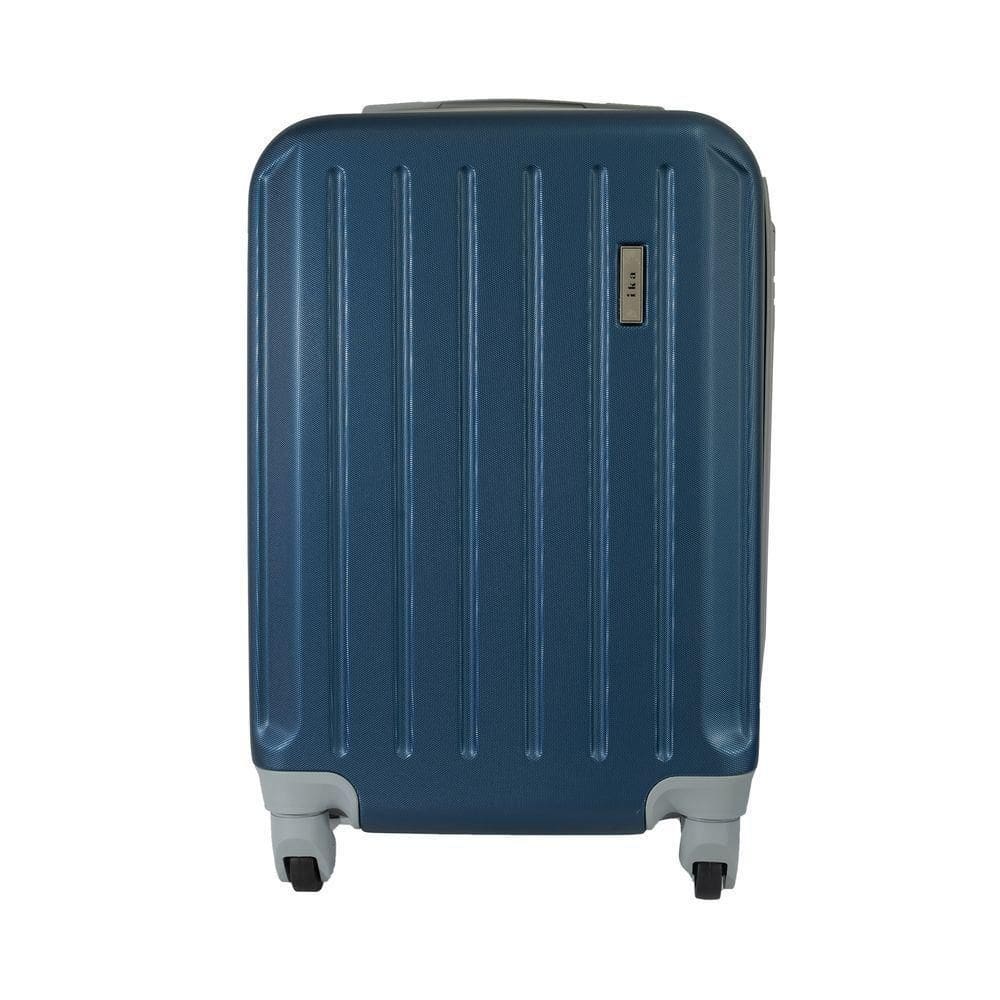 Mala de Bordo Pequena para Viagem Abs Ika Scorpion Cadeado Integrado Rodas Giro 360º- Azul Marinho, P