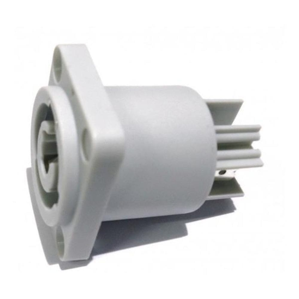 Kit 5 Conector Powercon Femea Branco