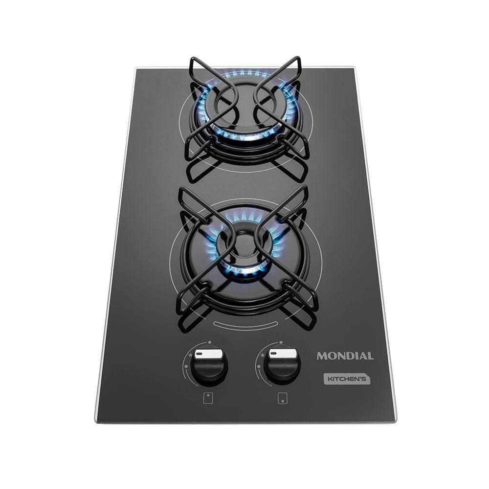 Cooktop A Gás 2 Bocas Mondial CTG-04 Bivolt